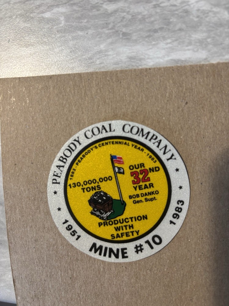 coal mining stickers(2026 Listing) Nice Peabody
