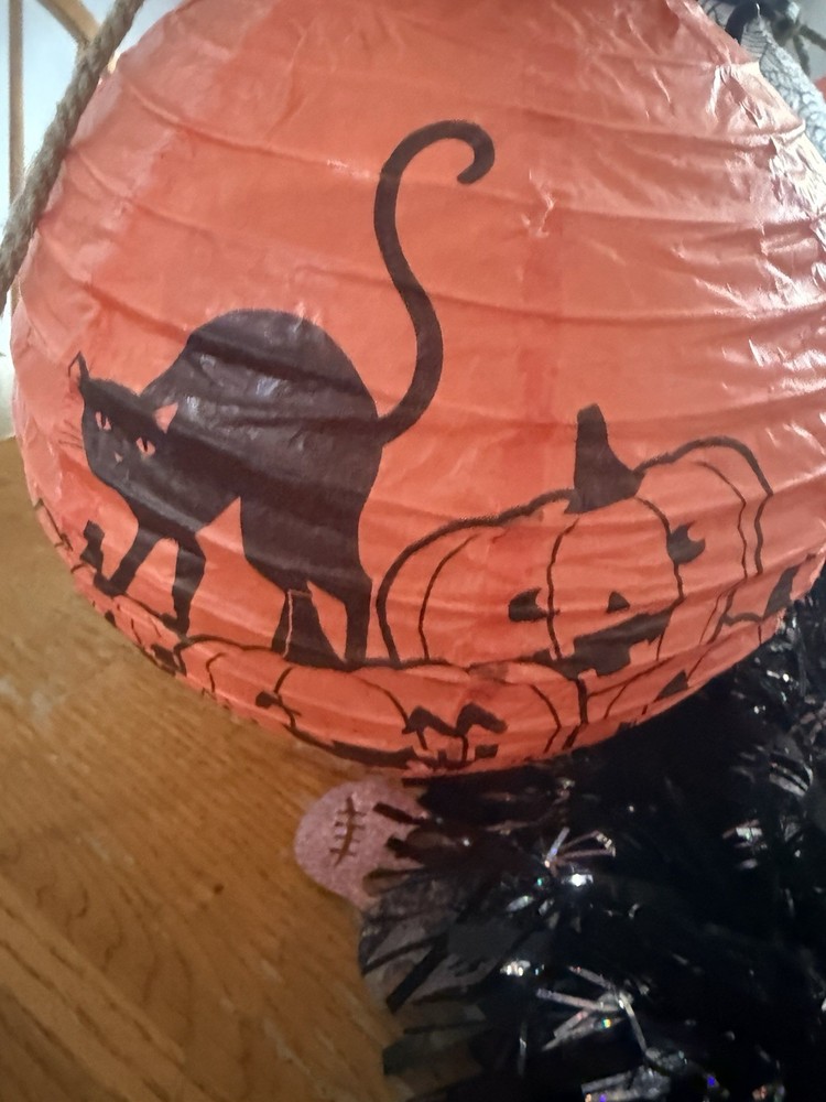 Halloween Props & Decorations Lot - Spiders, Bats, Ghosts, Lanterns