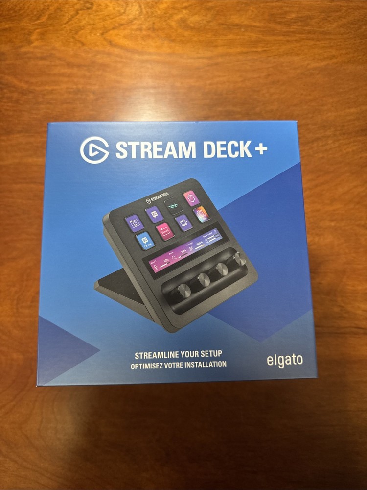 Elgato Stream Deck + Plus Audio Mixer Production Black Console PC Mac