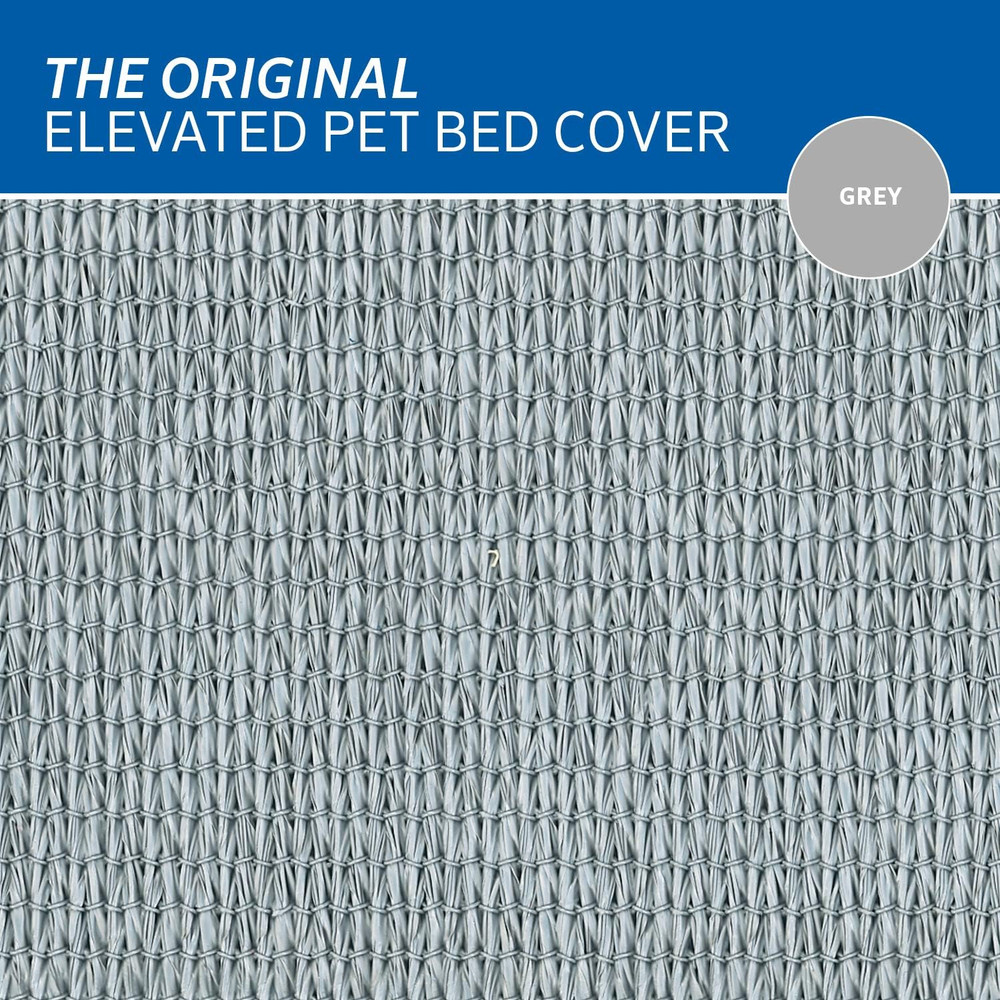 Replacement Cover, the Original Elevated Pet Bed by , Small,Grey