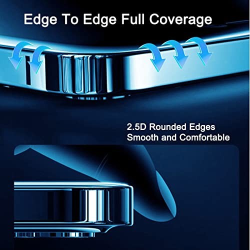 2-Pack Anti-Blue Light Matte Screen Protector for iPhone 15 Pro, Anti-Glare