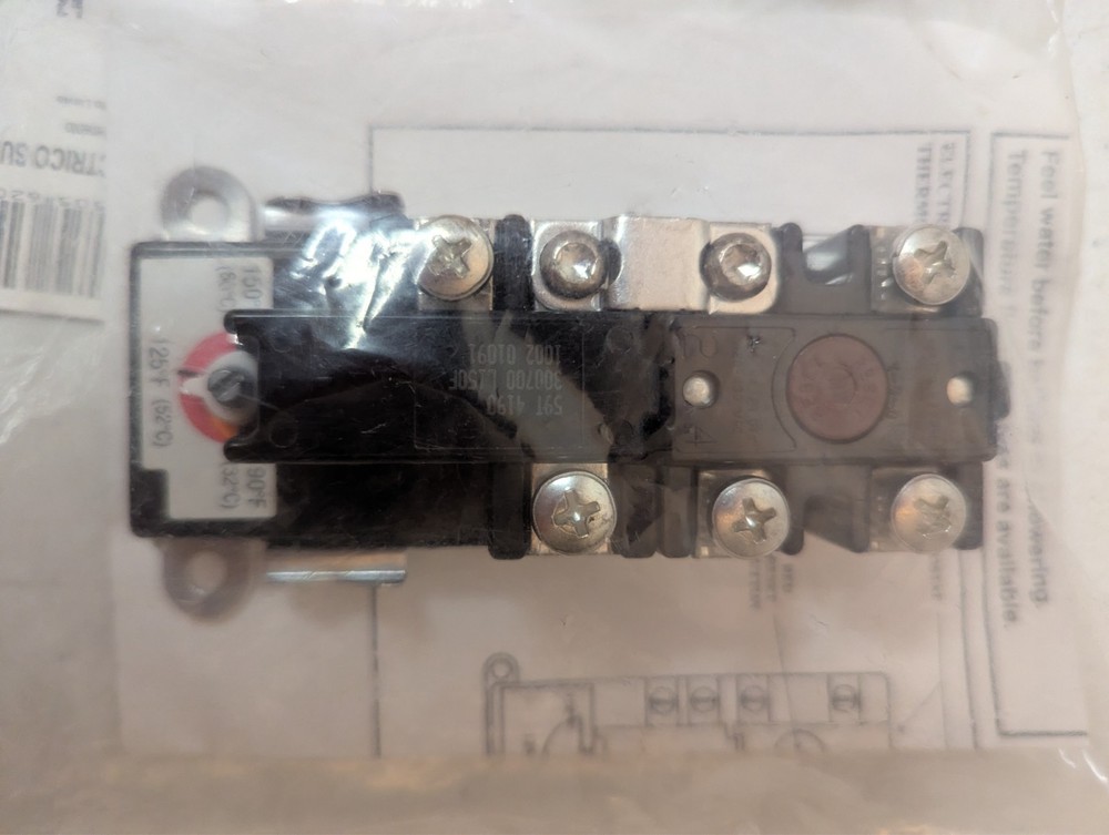 NEW Double Element Water Heater UPPER Electric Thermostat 150° Max 6910488