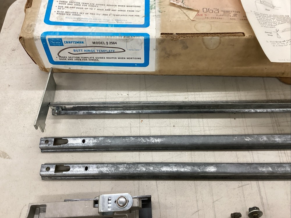 Craftsman Butt Hinge Template 9 2564