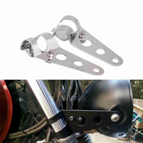 Headlight Mount Brackets, Motorcycle Fork Mount Brackets for 28mm 34mm Fork
