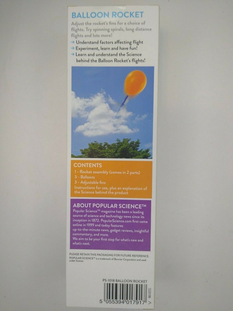 NEW Popular Science Balloon Rocket 🚀 Make A Balloon Go Ballistic!