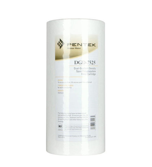 Pentair Pentek DGD-7525 Big Blue Gradient Sediment Water Filter 155355-43