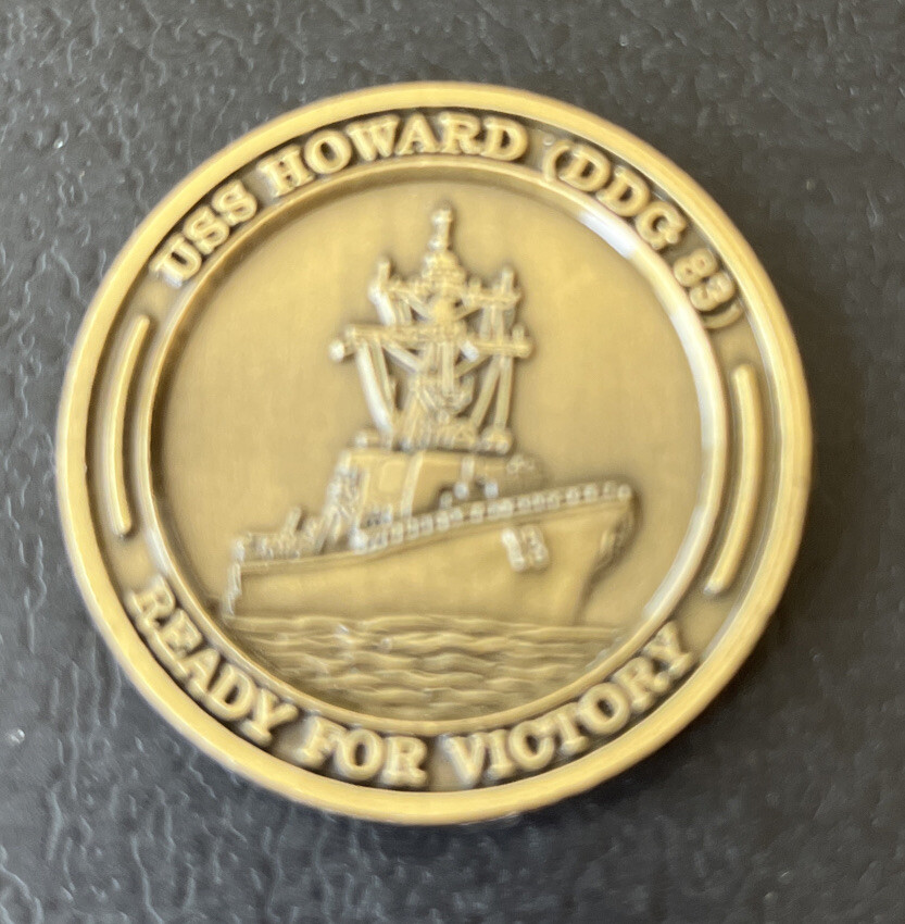 USS HOWARD DDG 83 CHALLENGE COIN