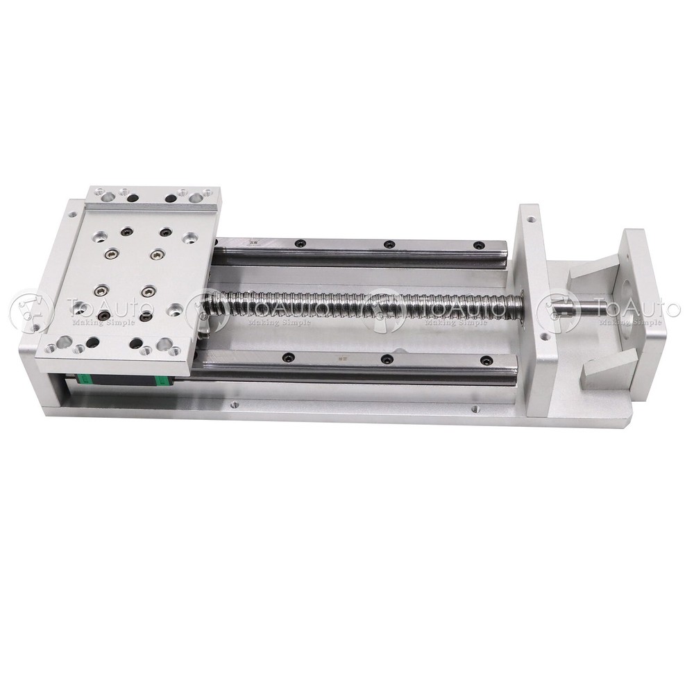 Heavy Load Linear Rail Sliding Module 100~1000mm Ballscrew Milling Table CNC