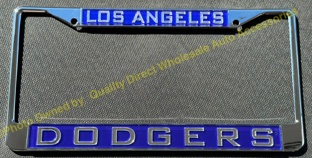 ⭐️⭐️⭐️⭐️⭐️ DODGERS BASEBALL MLB Los Angeles Metal License Plate Frame