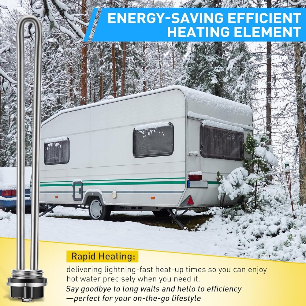 Saillong 4 Pieces RV Water Heater Parts Included Magnesium Anode Rod &...