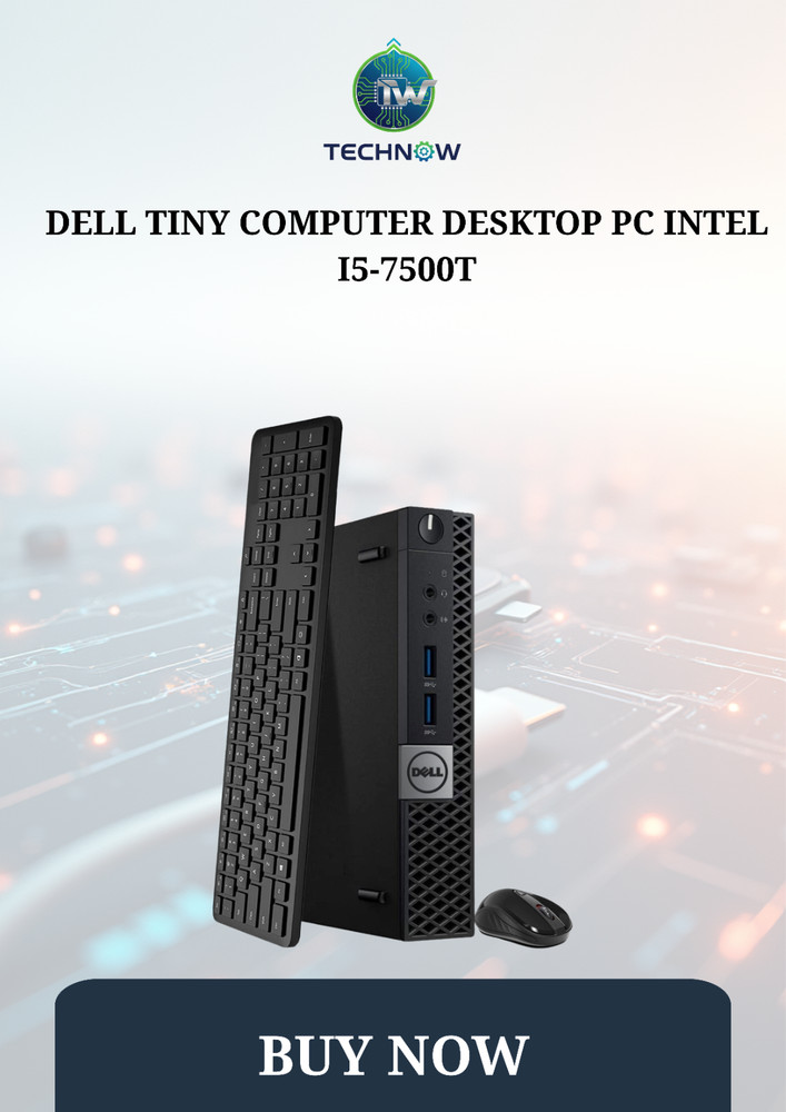 Dell Tiny Computer Desktop PC Intel i5-7500T 32GB Ram 2TB SSD WiFi Windows 11 Pr