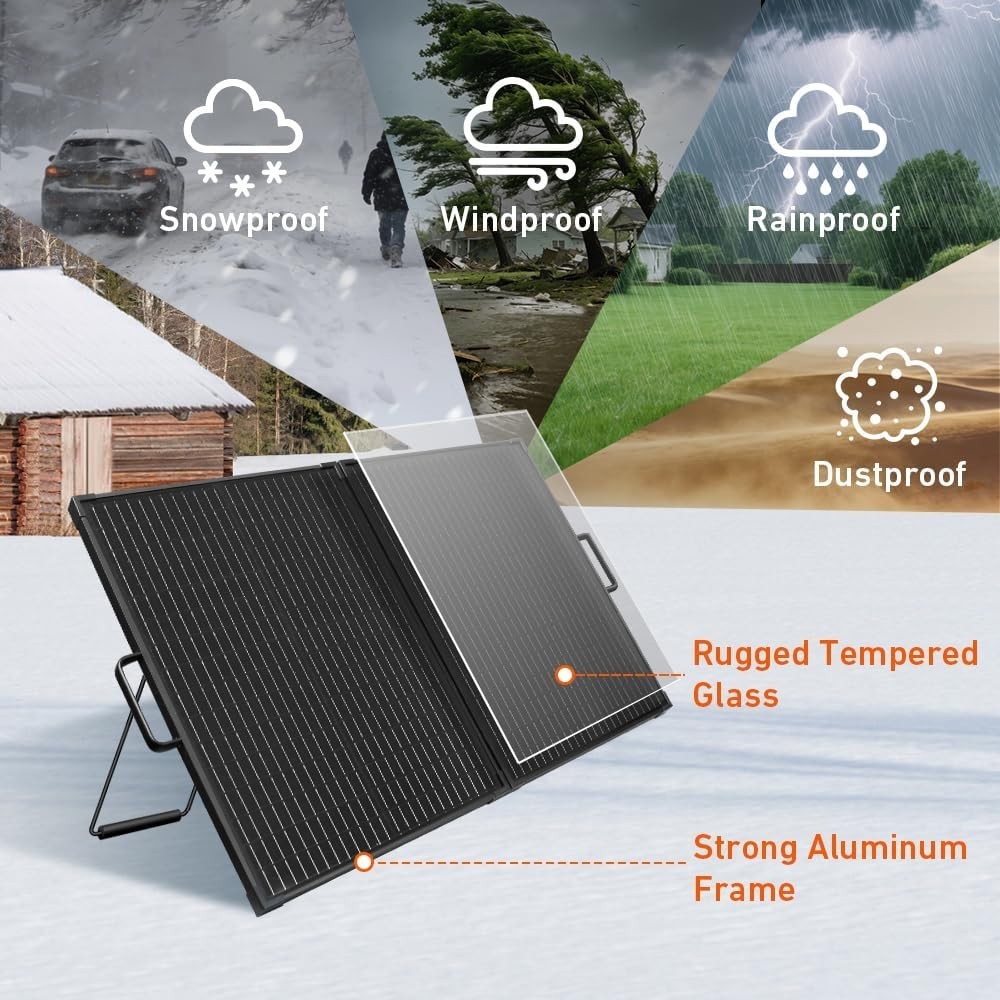 Lightweight Foldable Solar Charger for Efficient Energy on Camping Trips