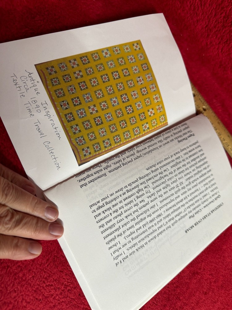 Textile Time Travels Cheddar Stars Over Moab