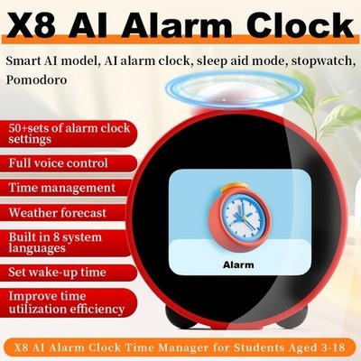 Bluetooth 5.0 WiFi AI Smart Clock Display Speaker Clock Connection