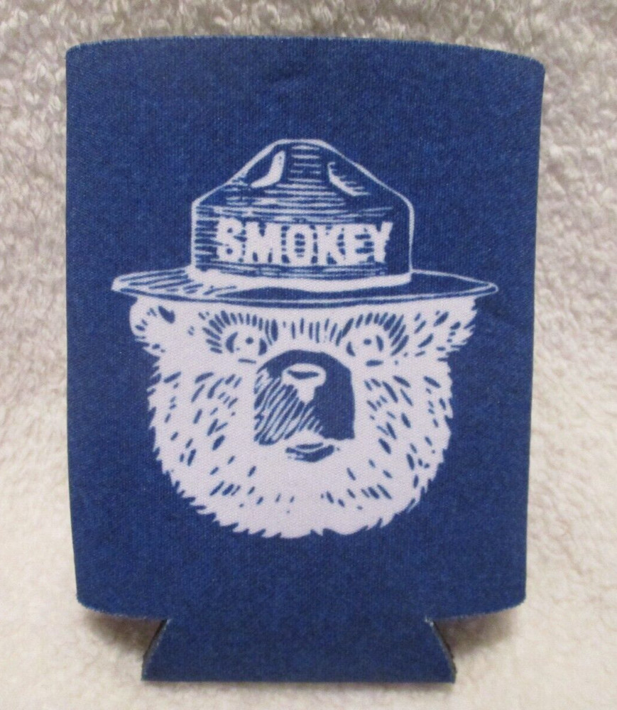 Smokey Bear~Can Cooler~Blue~1 qty.