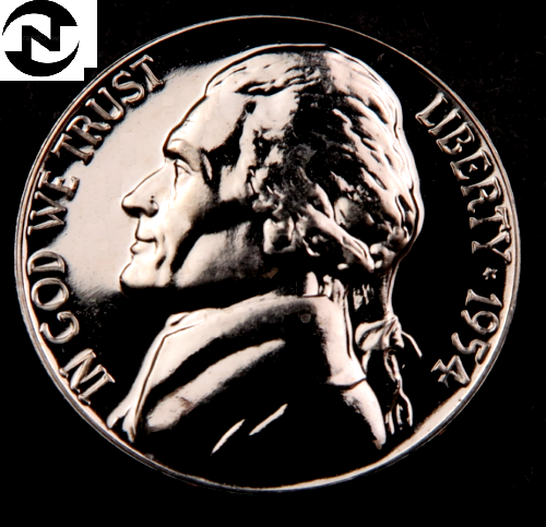 1954 Jefferson Nickel ~ Gem Proof ~ Better Date!