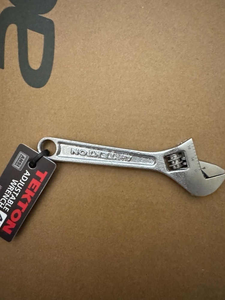 TEKTON 23001, Wrench, Adjustable 4"