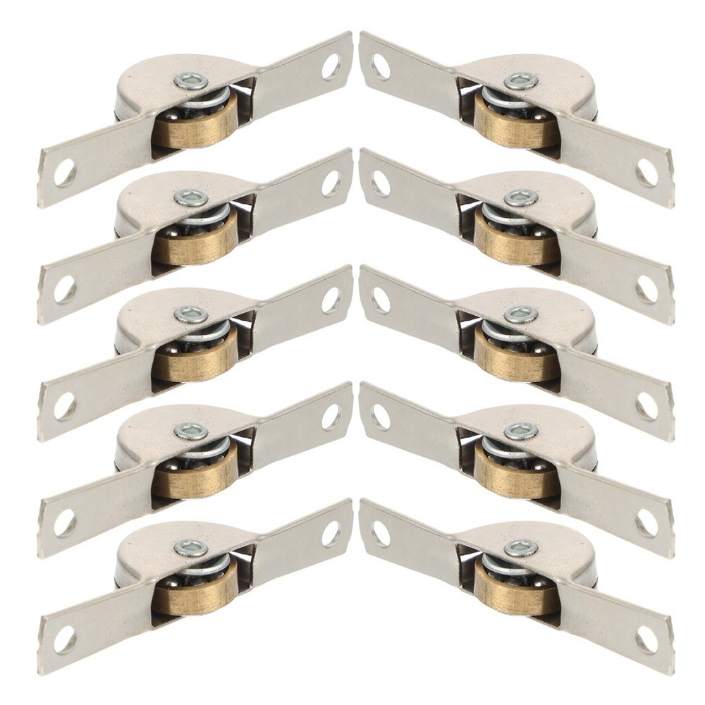 10 Pcs Sliding Door Replacement Rollers Cabinet Cabinets Doors Pulleys