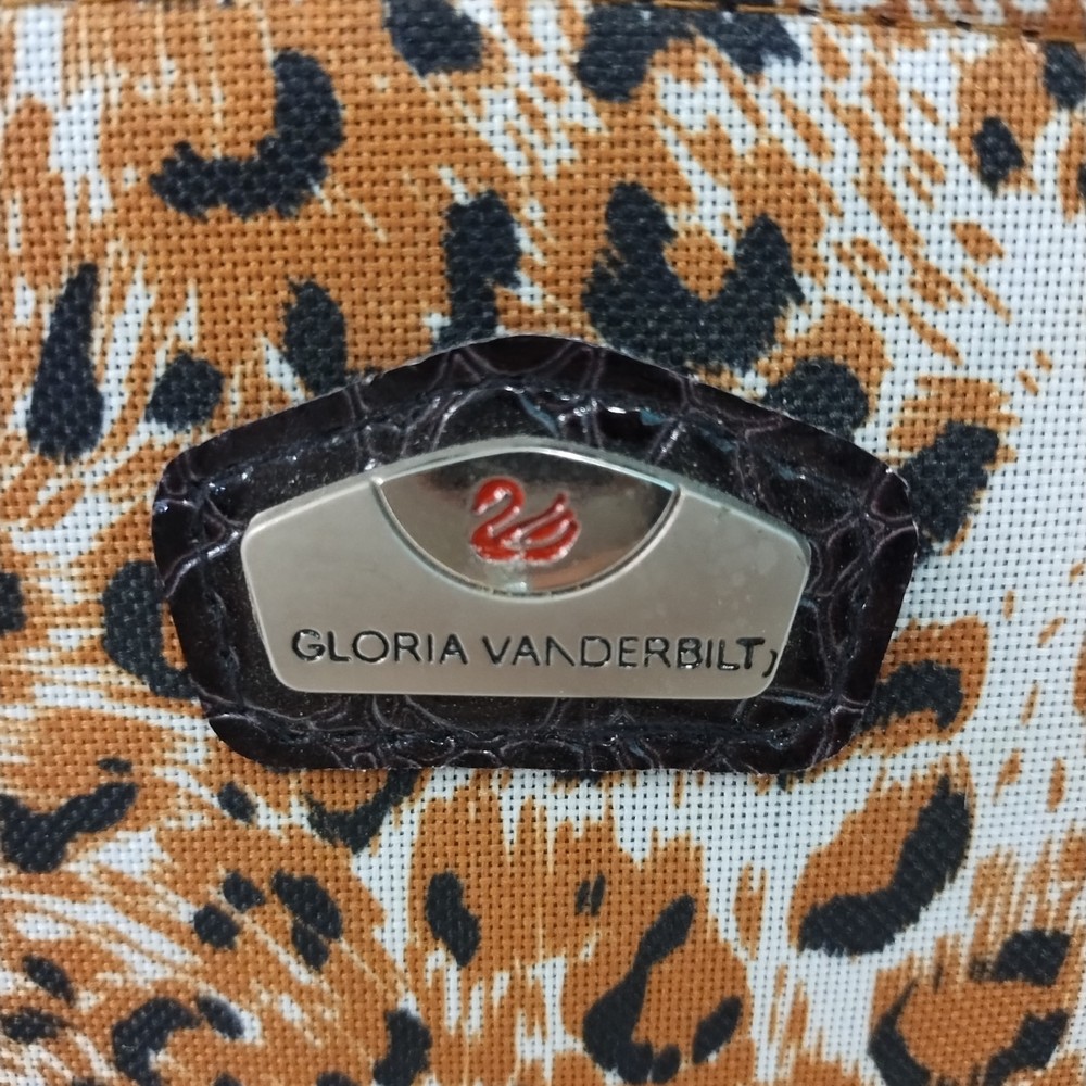 Gloria Vanderbilt Carryon Rolling Weekend Overnight Bag Telescoping Handle 19.5"