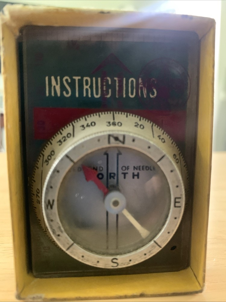 Vintage Silva system compass w original box and instructions.