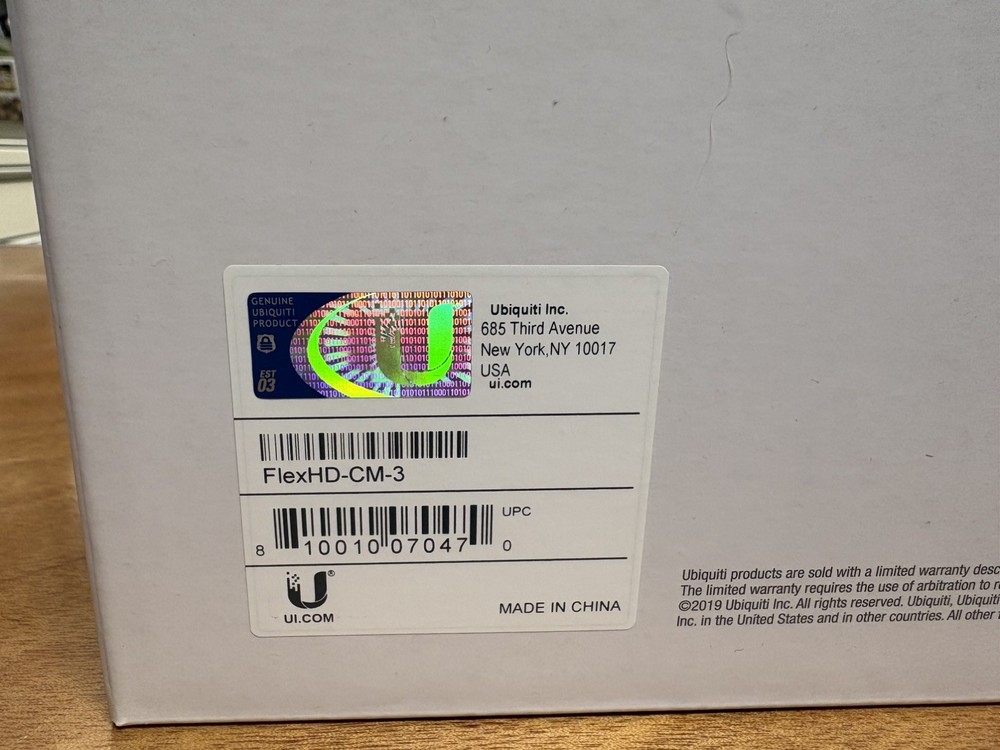 Ubiquiti Access Point FlexHD Ceiling Mount, 3-pack, White | FLEXHD-CM-3 ~ NEW