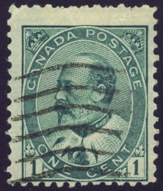 Canada sc#89 King Edward VII, Used
