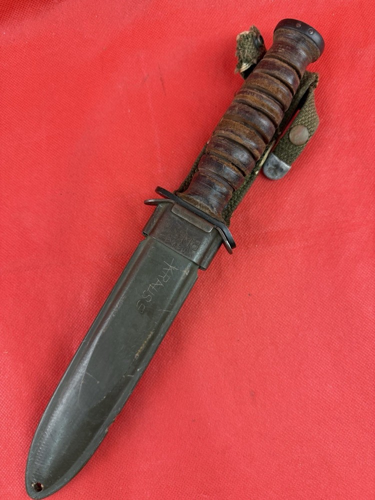 Original WW2 US M3 Fighting Knife Camillus Named