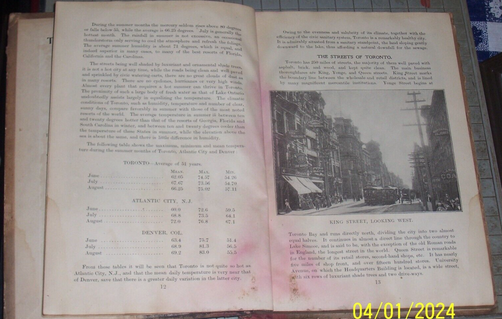 1897 Third International Epworth League Convention Souvenir Programme Methodist