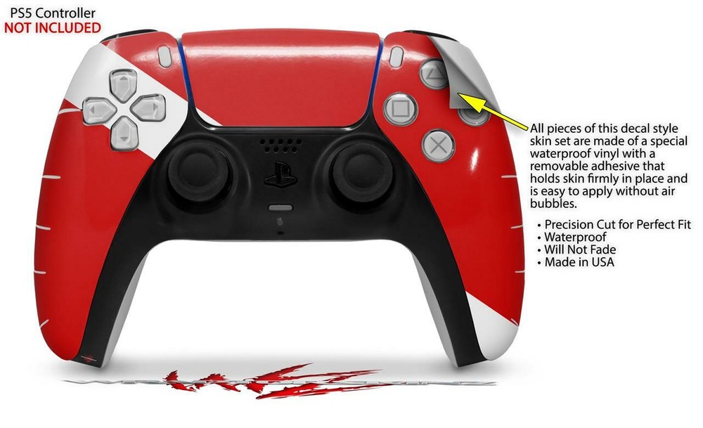 Skin Sony PS5 Controller Dive Scuba Flag