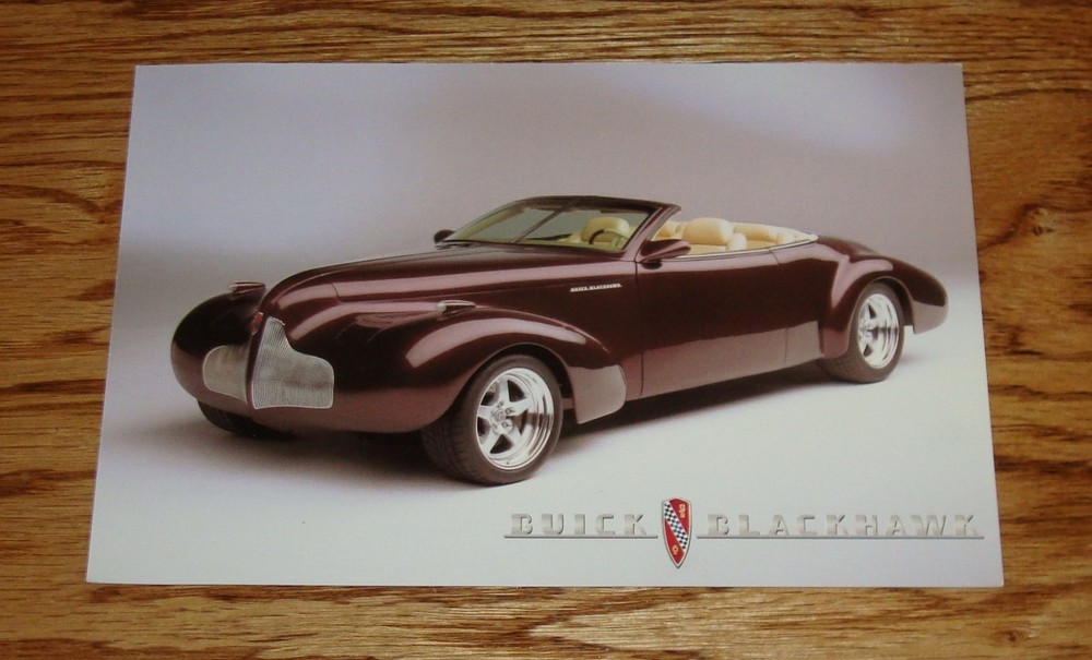 Original 2000 Buick Blackhawk Sales Brochure Sheet Card 00