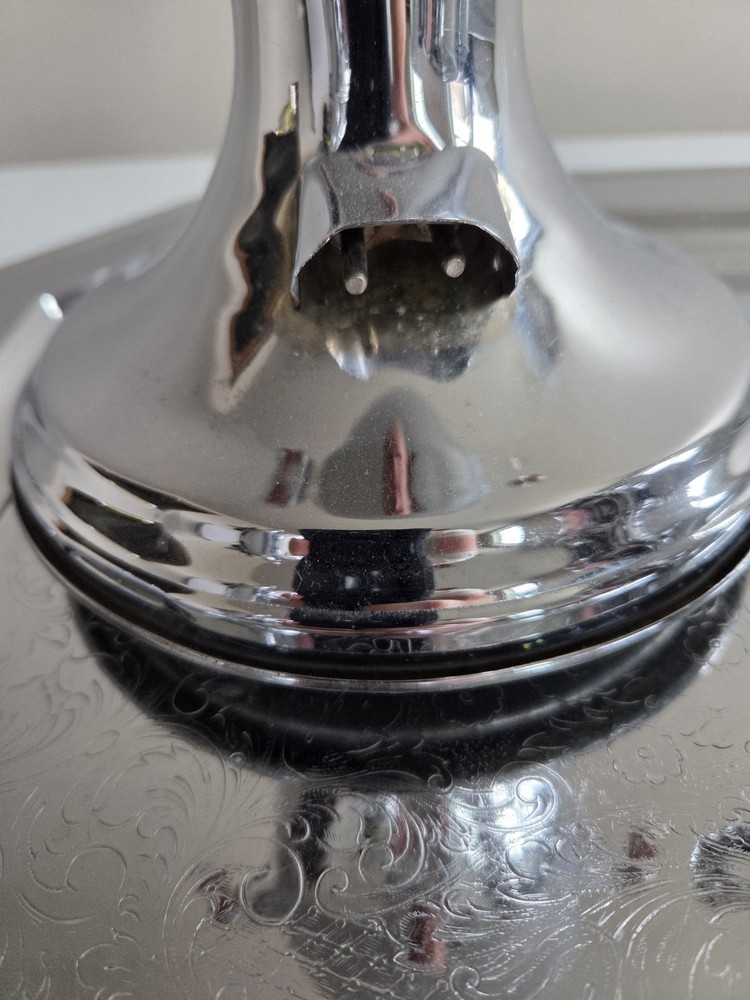 Vintage Forman Bros. Inc. Chromium Plated Ware Coffee Percolator Serving Set 5PC