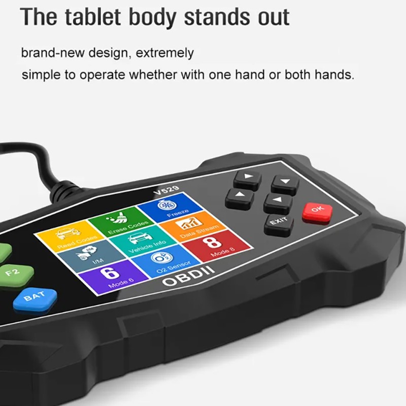 OBD2 Scanner Car Transmission Diagnostic Tool Report Code Reader Battery Tester