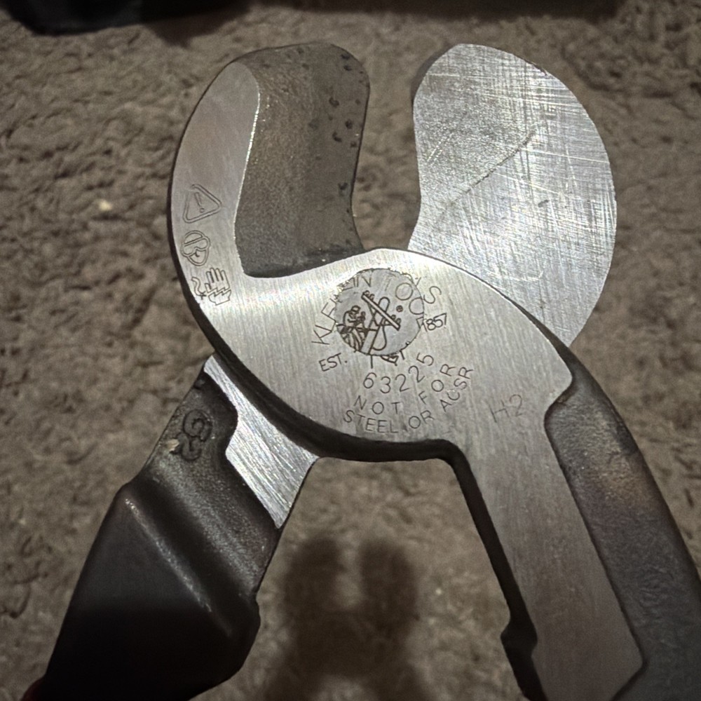 NEW Klein Tools 63225 High-Leverage Cable Cutter