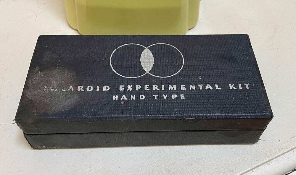 Very Rare 1938 POLAROID Experimental Kit~Hand Type~Instructions / Lenses