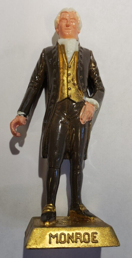 Vintage US President Monroe Plastic MARX Figure