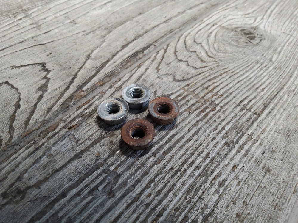 2011 11 07-11 Harley Davidson Softail Fatboy Exhaust Headers Mount Nuts