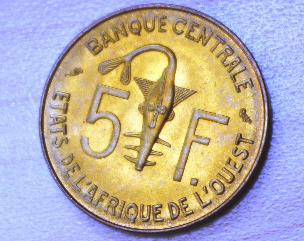 1972 West African States 5 Francs