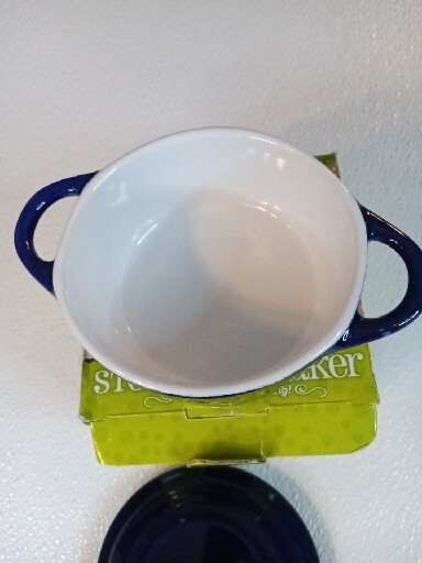 2 Mini-bakeware Stoneware Bakers by Nicole's Kitchen A74