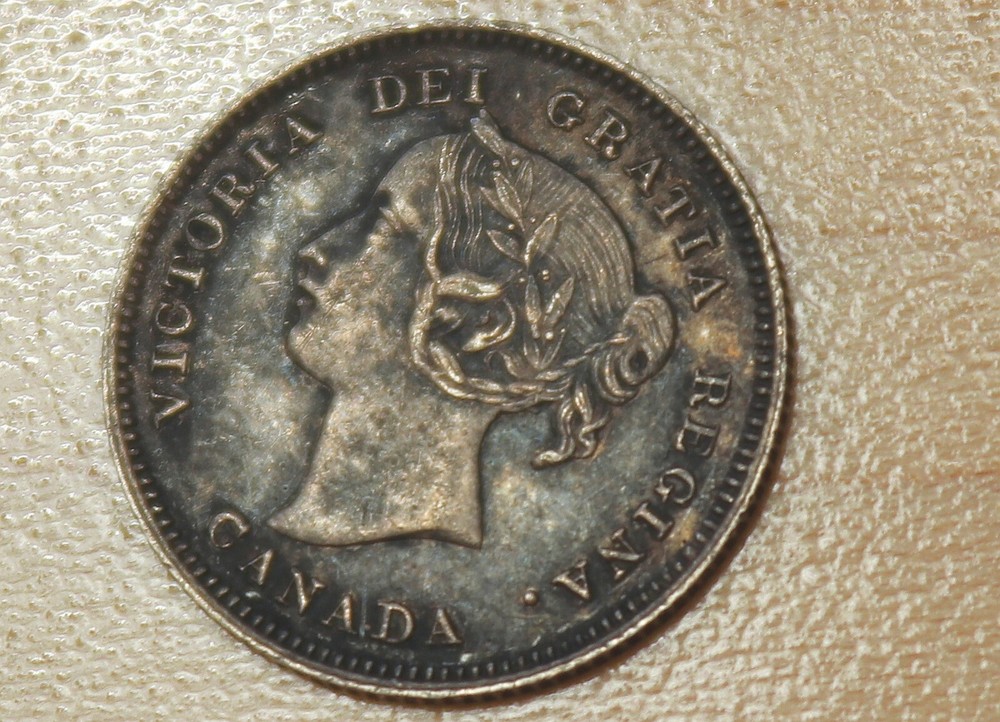 1900 Canada 5 Cents Silver