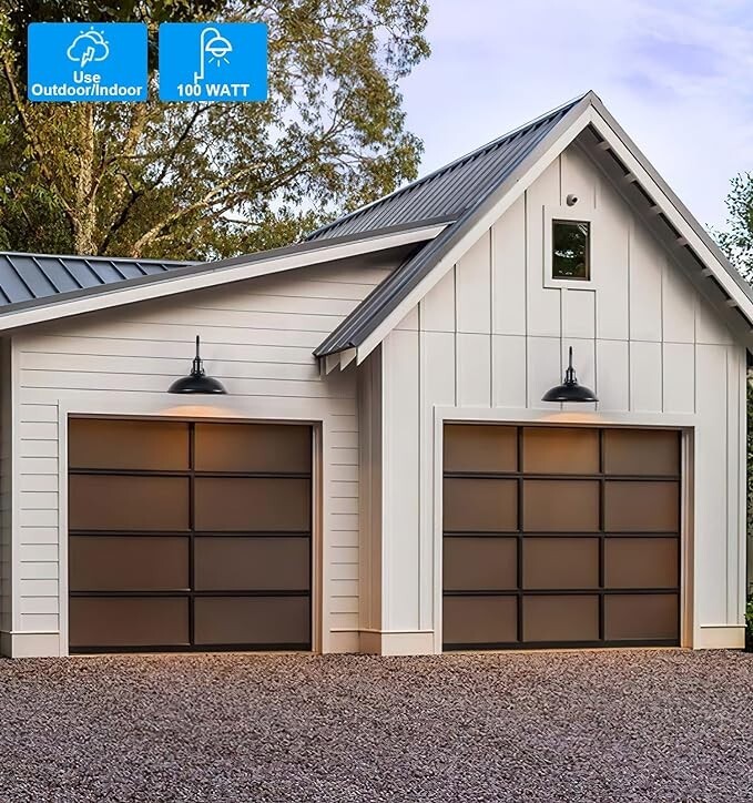 FORMAIMI 11" Barn Light with Gooseneck, Outdoor/Indoor Wall Mounted