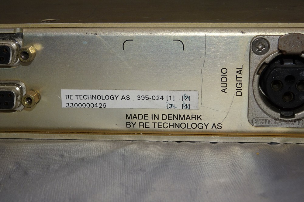 VINTAGE RE TECHNOLOGY AS RE 660 MUSICAM DECODER - DENMARK - PARTS