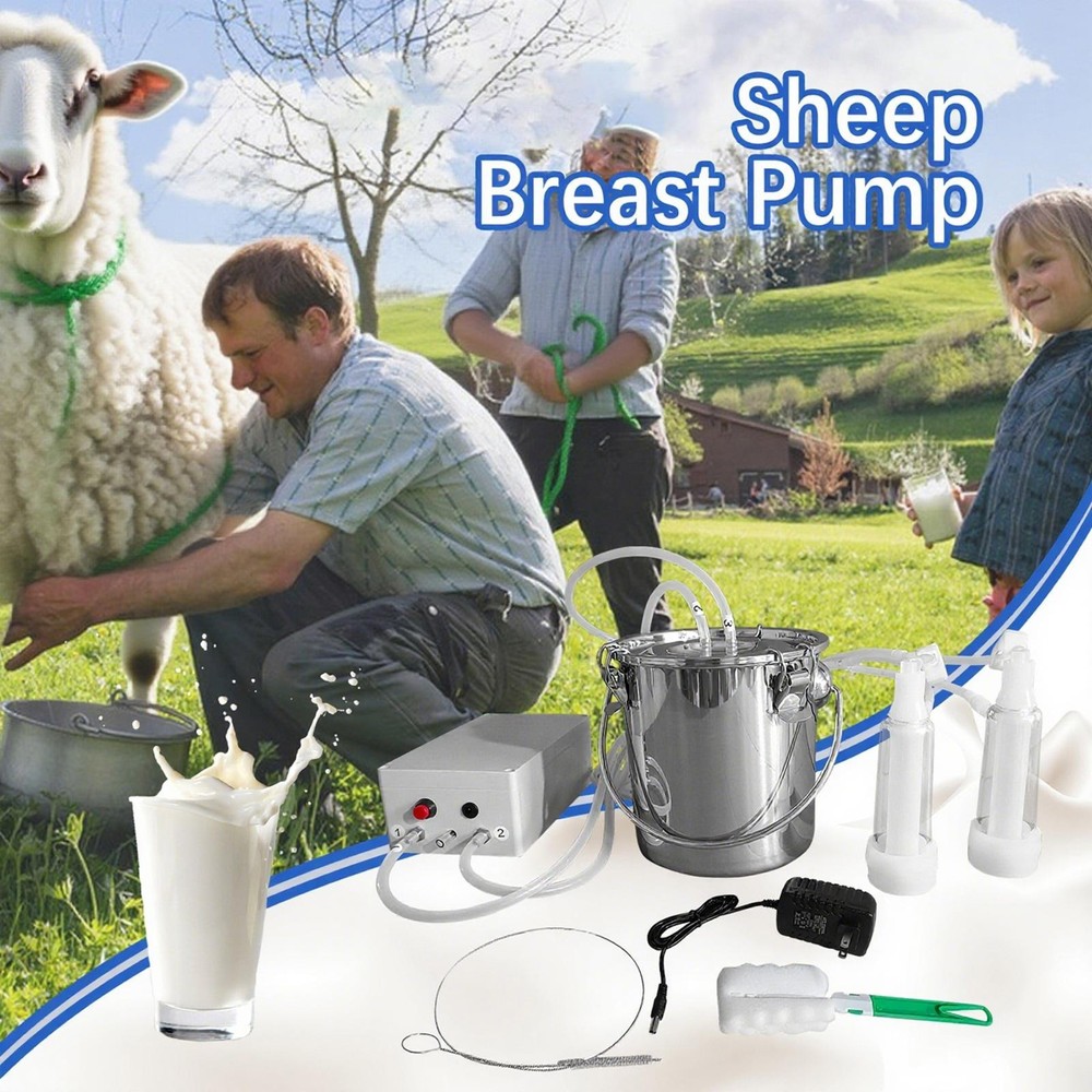 Electric Goat  Milker Machine 3L Pulsating Automatic Breast Pump