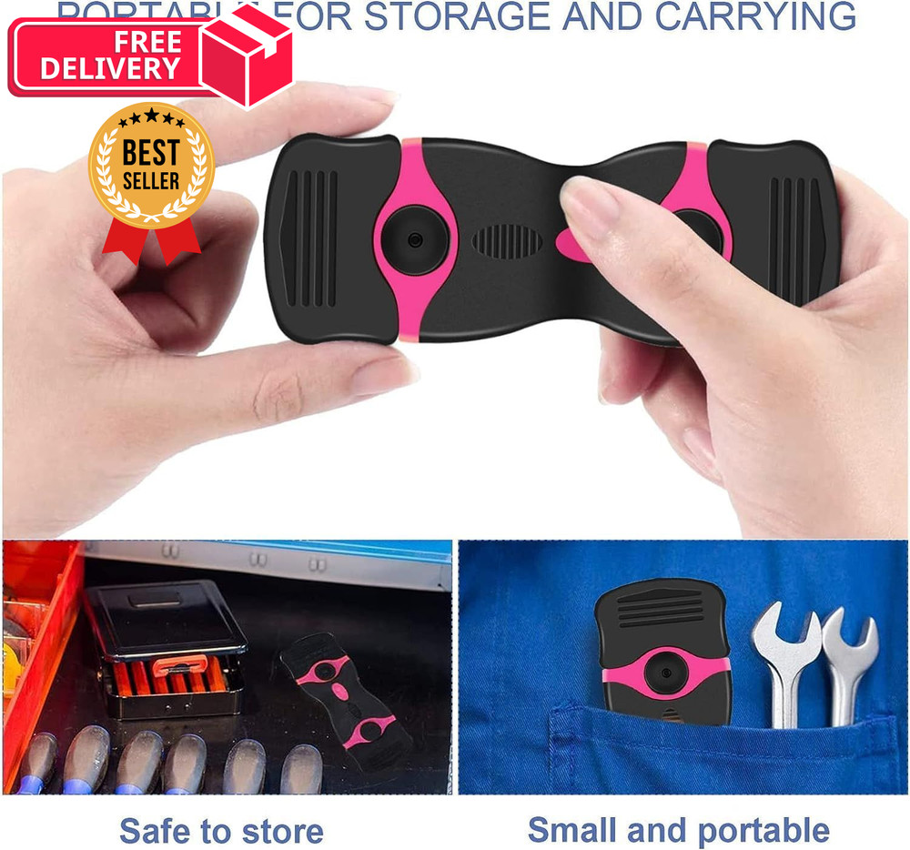 DEKEones Razor Blade Scraper, Double Edged Razorblade Scraping Tool with 10...