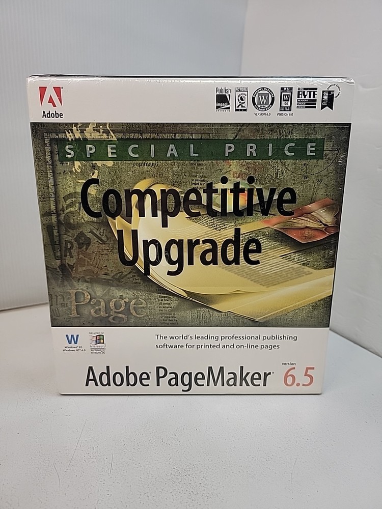 adobe pagemaker 6.5 Competitive Upgrade