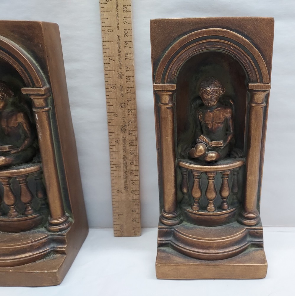 BOOKENDS - featuring READING CHERUBS/Angels - Andrea by Sadek