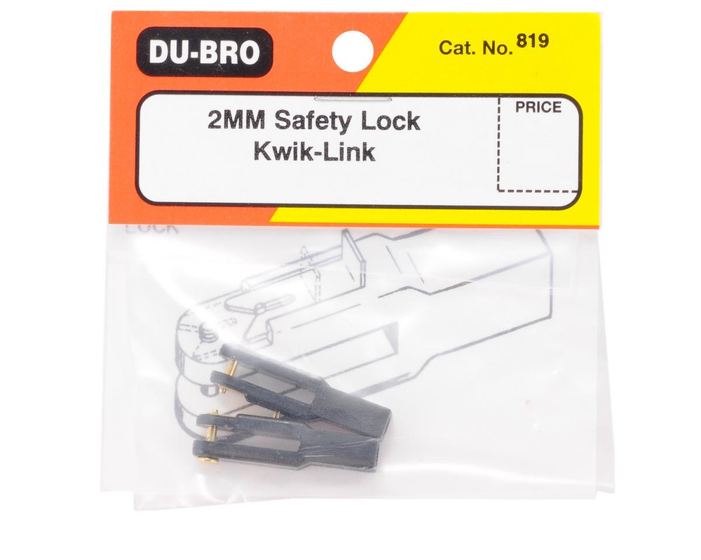 DuBro 2mm Safety Lock Kwik Link (2) [DUB819]