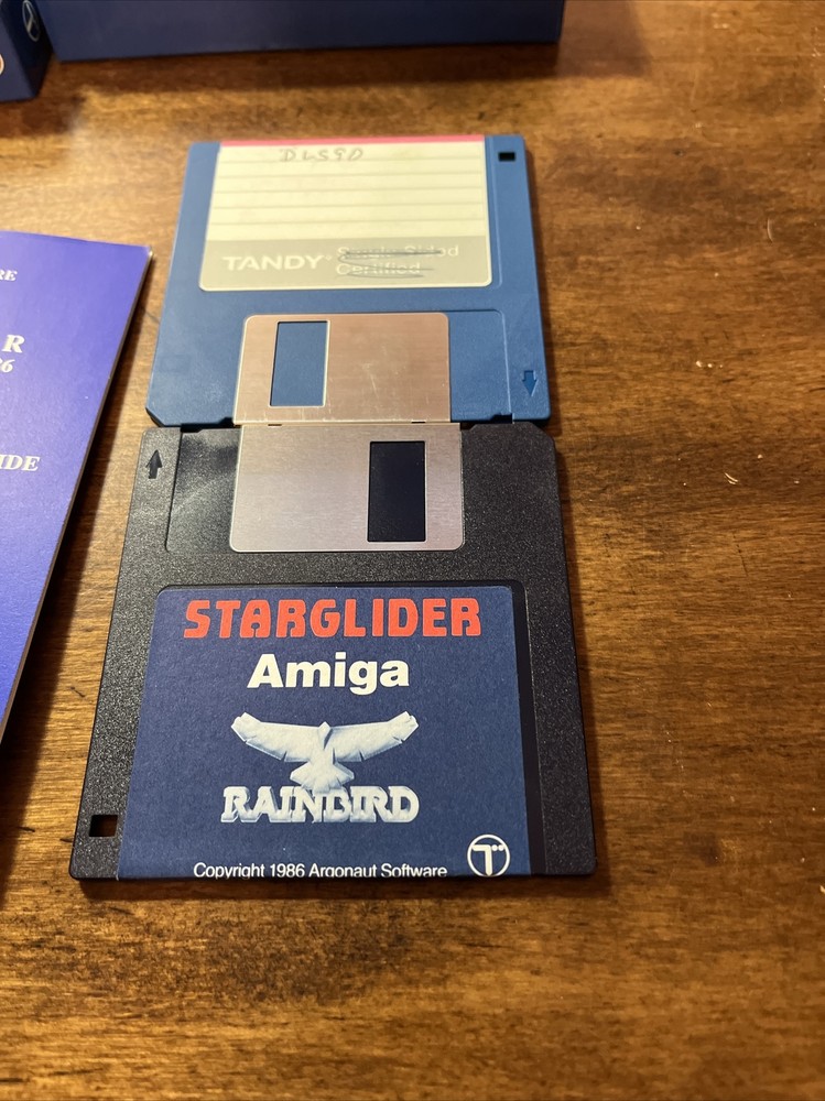 Starglider 1 Rainbird Game Commodore Amiga Computer Big Box