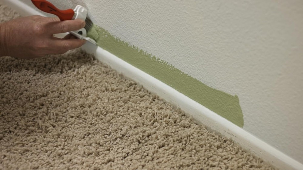 Two Edging Tools for Baseboard Edges, Uneven Trim - Paintbrush Not Include