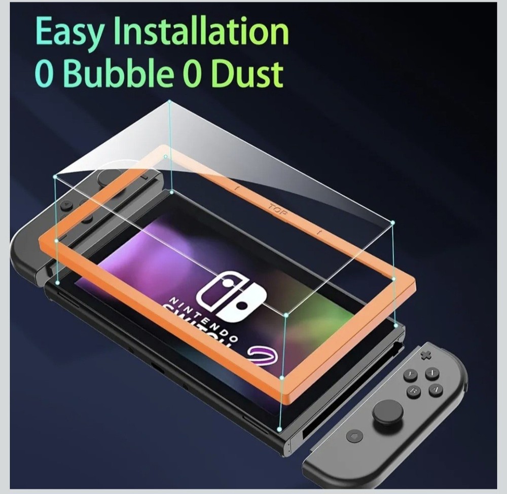 Ferilinso 4 Pack Screen Protector Nintendo Switch 2 2025 Tempered Glass