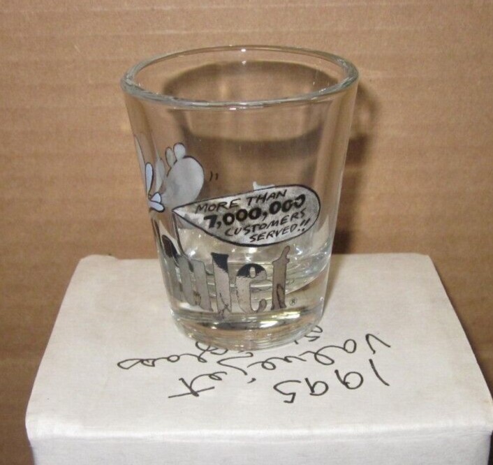 a 1995 Value Jet Airlines Shot Glass